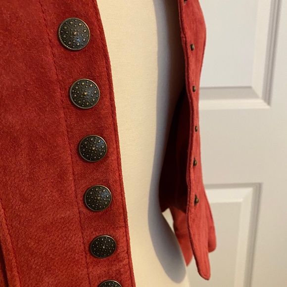 Red Suede Jacket - Picture 6 of 13